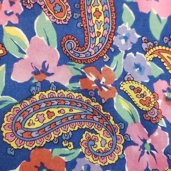 {Portraits by Northern Isles} Women's Vintage Paisley Floral Print Cullottes - Picture 11 of 12